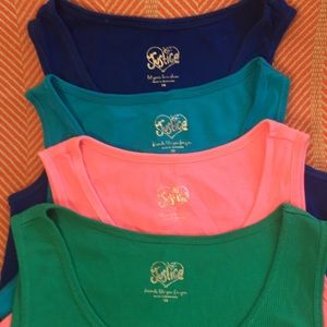Justice Tank Top set of 4